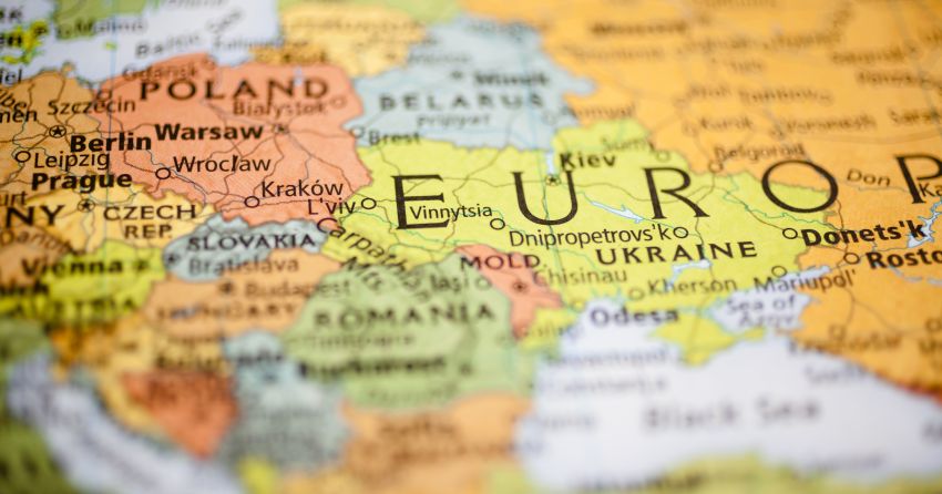 Map of Eastern Europe